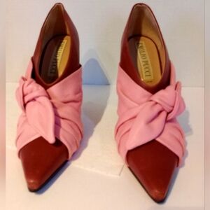 Emilio Pucci Pink‎ & Burgundy Heels Sz.9-9.5